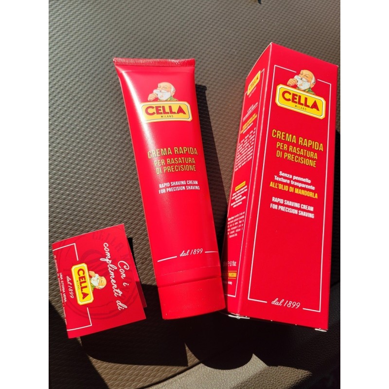 Crème à raser Cella Milano tube 150 ml