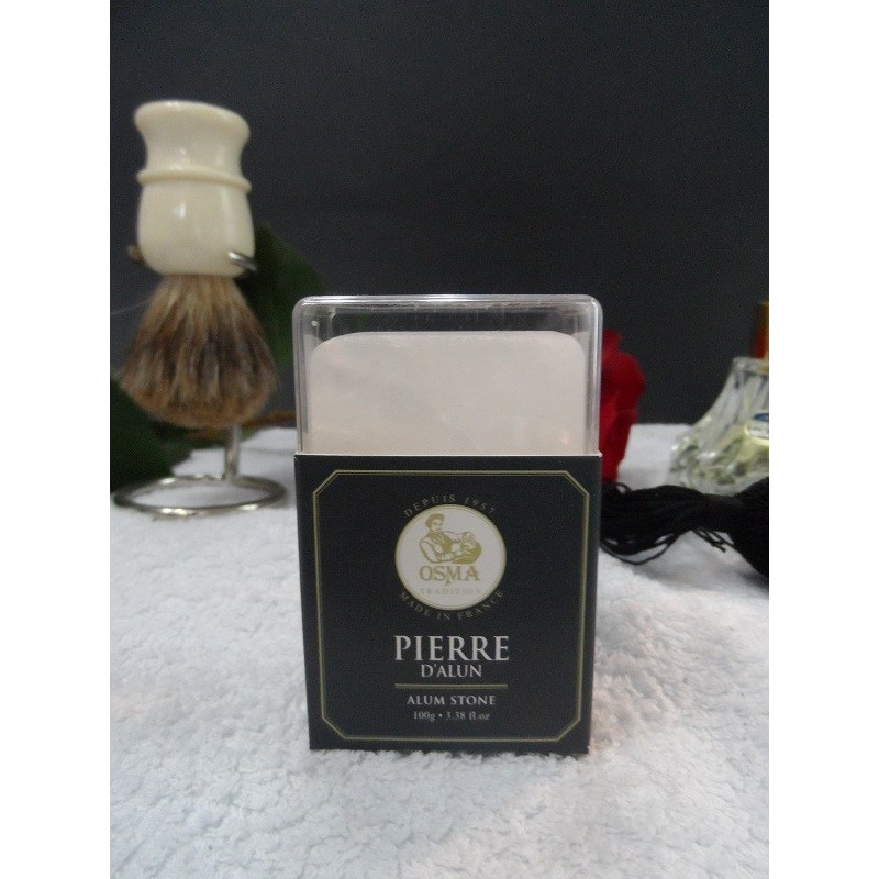Pierre d'alum Osma bloc de 100 grs dans boite