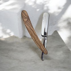 Rasoir coupe-choux L ESPAGNOLETTE 6/8 chasse en bois d'olivier