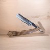 Rasoir coupe-choux JAPONAIS 6/8 chasse en bois d'olivier