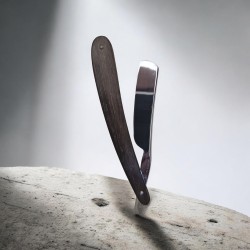 Rasoir coupe-choux CAUDET 5/8 chasse en bois d'eucalyptus