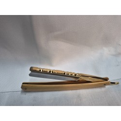 Rasoir Sabre "THE PURIST" 6/8  par Ertan Süer en acier français et chasses en buis